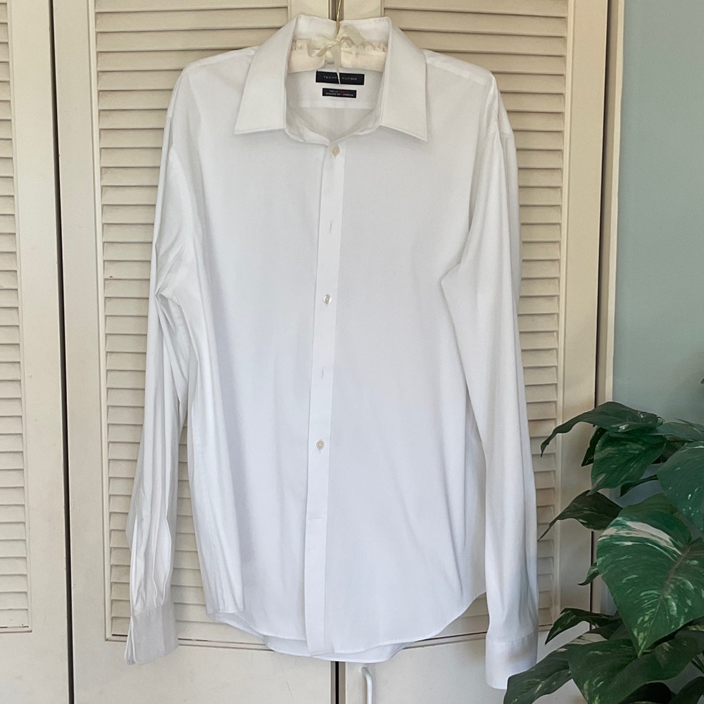 Tommy Hilfiger Men's XL White Dress Shirt